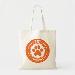 Best Westie Pet Friendly Drawn Paw - Orange Tote Bag
