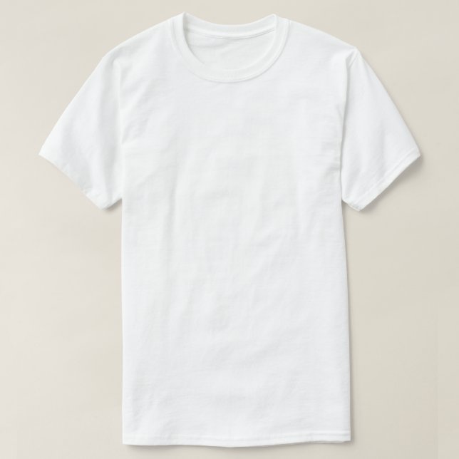 Best White blank tee Tee for Custom Printing (Design Front)