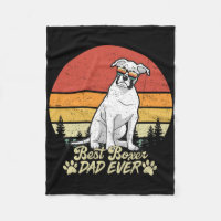 Best White Boxer Dad Ever Vintage Retro Dog Father