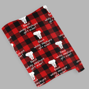 Buffalo Plaid Black Wrapping Paper 24x417' Counter Roll