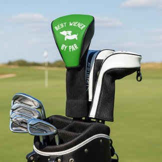 Best Wiener by Par Punny Dachshund Golf Head Cover
