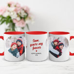 Best Wife Ever 2-Photo Custom Message Mug<br><div class="desc">Personalized photo mug with heart-shaped pics and a fully customizable message - the perfect romantic gift for anniversaries, Valentine’s Day, birthdays, holidays, or just because. This mug features space for two custom couple photos in heart frames on either side, with a sweet, personalized message in the center to express love...</div>