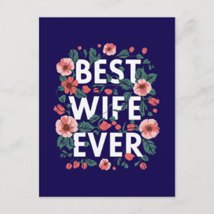 Best Wife ever Postcard