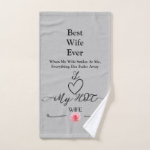 Best Wife Ever | Romantic Rose Gold Heart