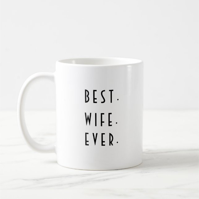Best Wife Ever with hearts mug (Left)