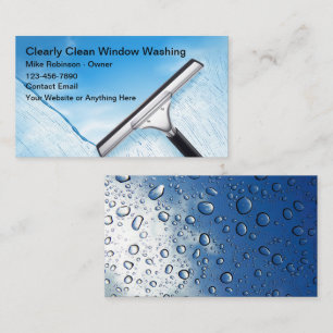 Best Window Washing Services Business Card