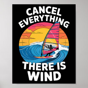 Best Windsurfing Art For Men Women Windsurf Wind S Poster