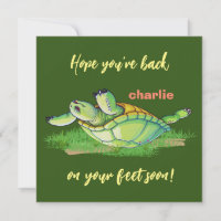 Best wishes- back on feet - Get well soon words