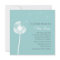Best Wishes! Bridal Shower Invitation (turquoise)