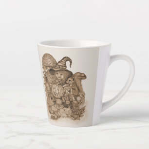 Best Wishes for a Happy Thanksgiving Latte Mug