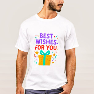 Best Wishes for You Kids T-Shirt–Colorful Gift Box T-Shirt