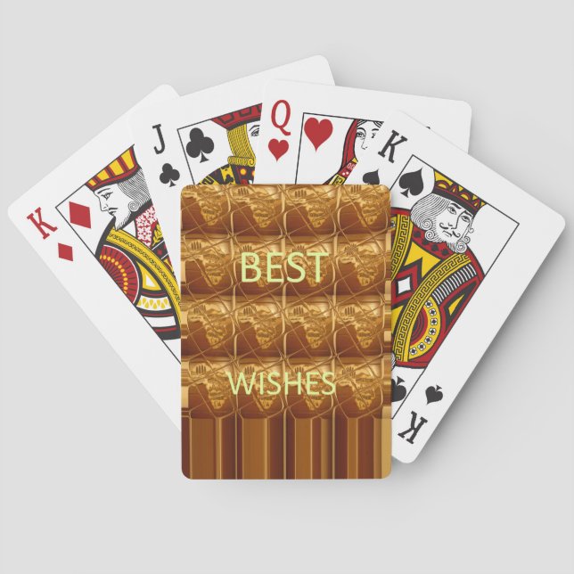 Best Wishes from Africa: A Golden Continent Playing Cards (Back)