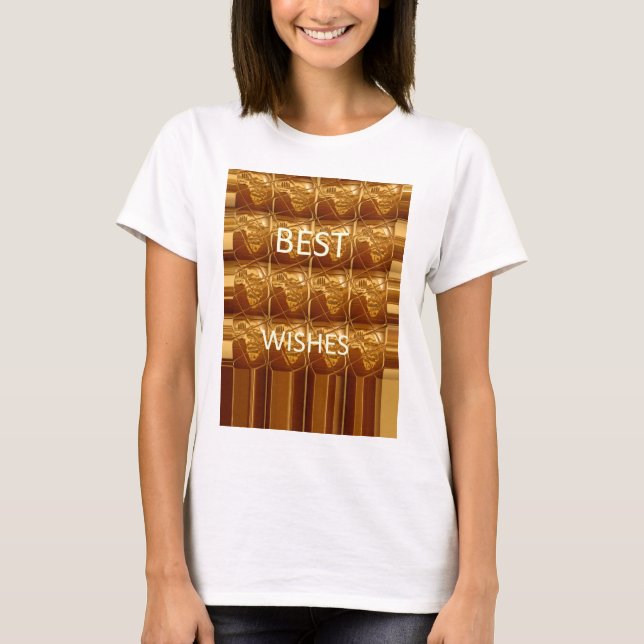 Best Wishes from Africa: A Golden Continent T-Shirt (Front)