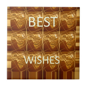Best Wishes From Lovely Africa African Culture art Tile