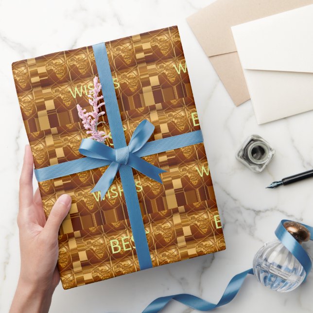 Best Wishes From Lovely Africa African Culture art Wrapping Paper (Gifting)
