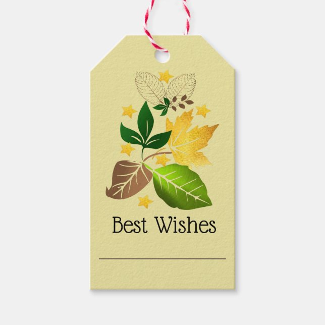 Best Wishes  Gift Tags (Front)