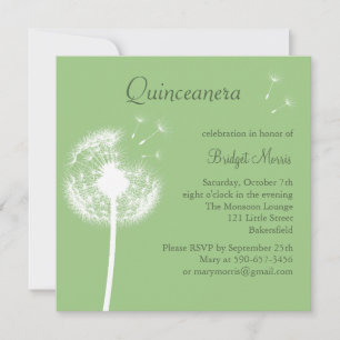 Best Wishes! (green) Invitation