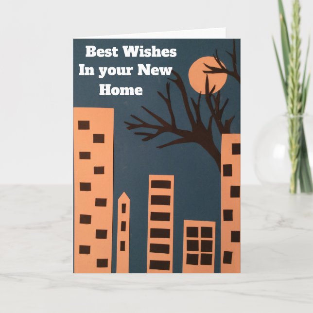 Best wishes in your new home card (Front)
