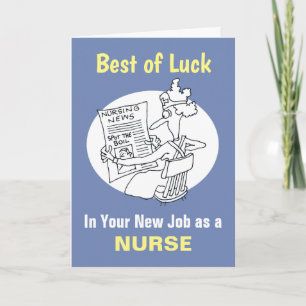 Best Wishes in Your New Job as a Nurse Card