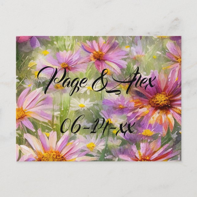 Best Wishes Newly Weds Wedding Destiny's Destiny P Postcard (Front)