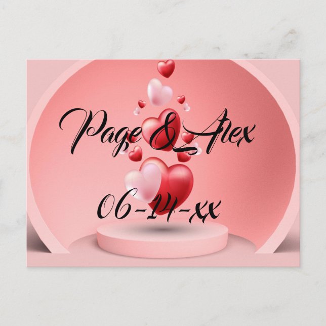 Best Wishes Newly Weds Wedding Destiny's Destiny P Postcard (Front)