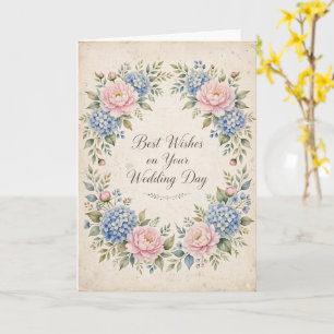 Best wishes on your wedding day card