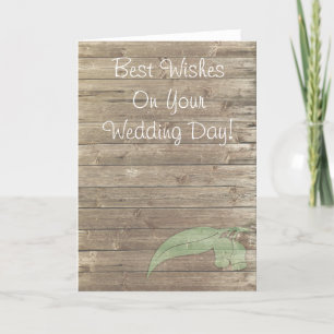 Best Wishes on Your Wedding Day Gum Tree Card