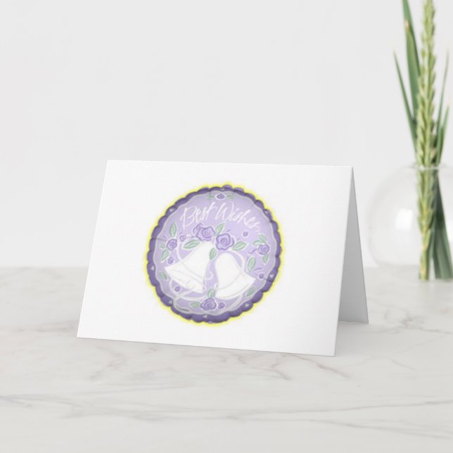 Best Wishes Wedding Card (Front)