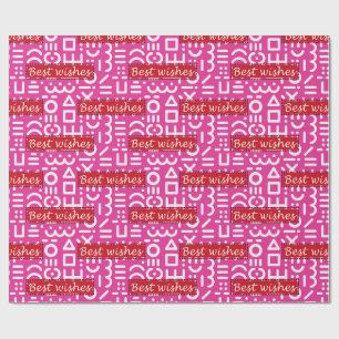 best wishes wrapping paper