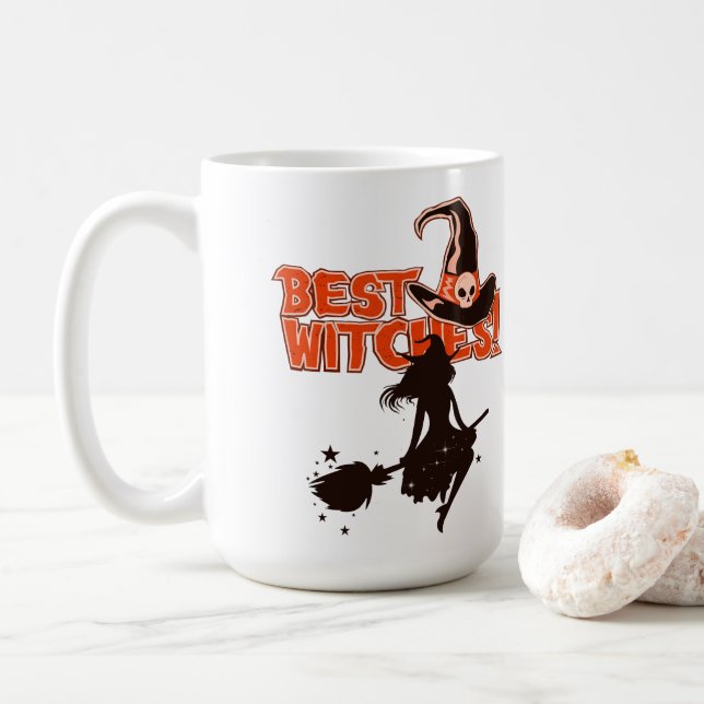 Best Witch Halloween Gift Mug (With Donut)
