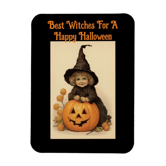 Best Witches Halloween Flexible Magnet (Vertical)