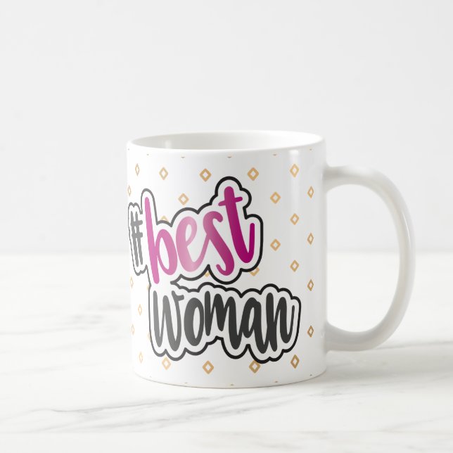 Best Woman Mug With Pink Chrome Effect (Right)