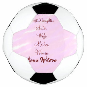 Best woman mum wife daughter add name text female football