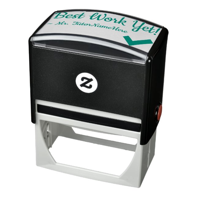 "Best Work Yet!" Marking Rubber Stamp (Product)