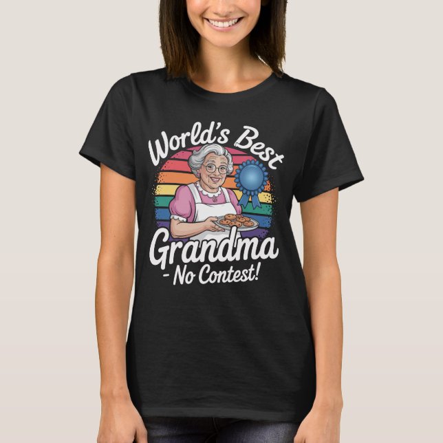 Best World's Grandma  T-Shirt (Front)
