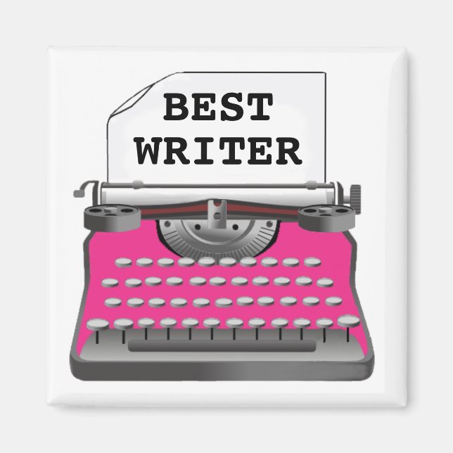 "BEST WRITER!" MAGNET (Front)