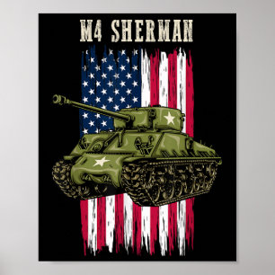 Best Ww2 Tank M4 Sherman A Wwii Army Tank For Mili Poster