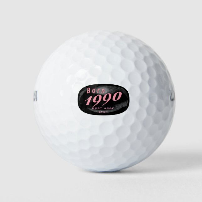 Best Year 1990 Golf Balls (Front)