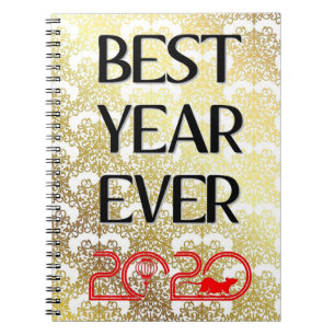 BEST YEAR EVER 2020 Year of the Rat NOTEBOOK DIARY