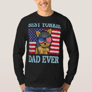 Best Yorkie Dog Dad Ever Happy Father Day Dog Dadd T-Shirt