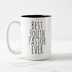 Best Youth Pastor Ever Uplifting Thoughtful Gift Two-Tone Coffee Mug