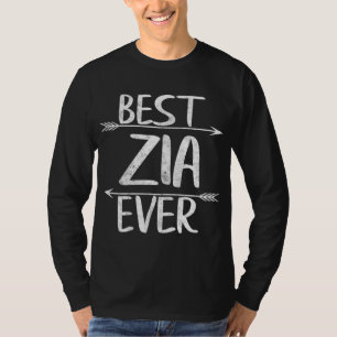 Best Zia Ever Funny Italian Auntie Mother's Day T-Shirt