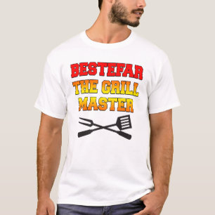 Bestefar Grill Master Norwegian Grandfather GIft T-Shirt