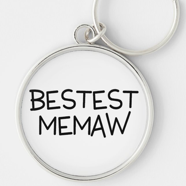 Bestest Memaw Key Ring (Front)