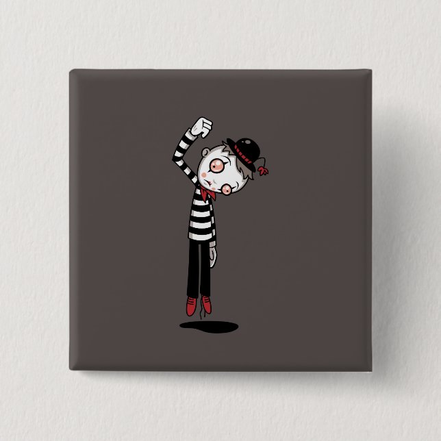 Bestest Mime Ever 15 Cm Square Badge (Front)