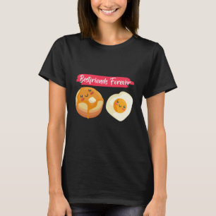 Bestfriends Forever Pancakes And Eggs Breakfast Pa T-Shirt