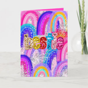 Bestie, Best Friend Card