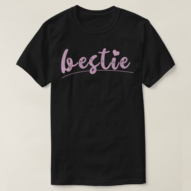 Bestie  Bestie Gifts Cute Bff Outfit Best Friend O T-Shirt (Design Front)
