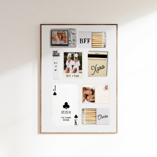 Bestie Birthday Gift Personalised Poster