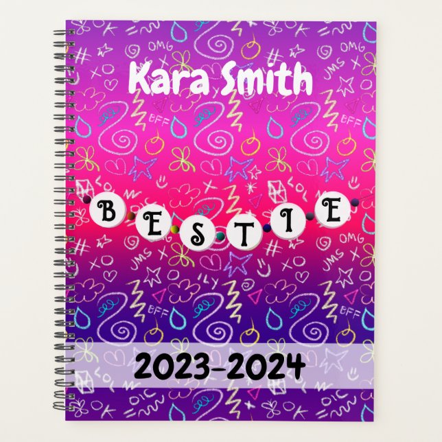 Bestie Bracelet - Friendship Design Planner (Front)